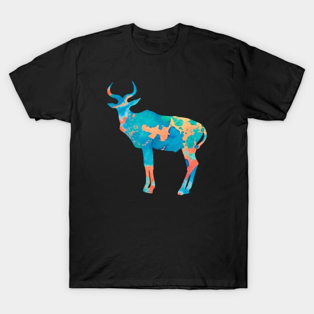 Good ol' Antelope in Watercolor T-Shirt by SeaStories